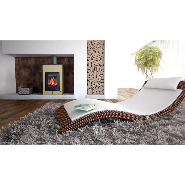 Krbová kamna AQUAFLAM VARIO ® SAPORO 11/7kW krémová