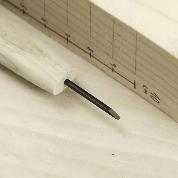 Japonské řezbářské mini-dláto SENKICHI s plochou čepelí - 1,5 mm