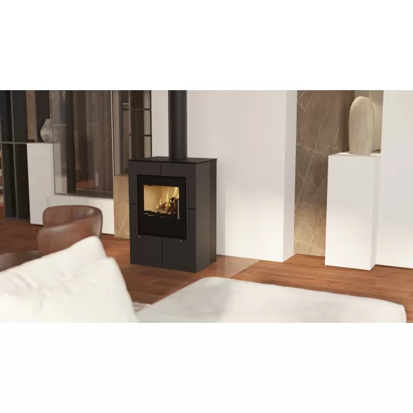 Krbová kamna FLAMINGO ® EVENES červená