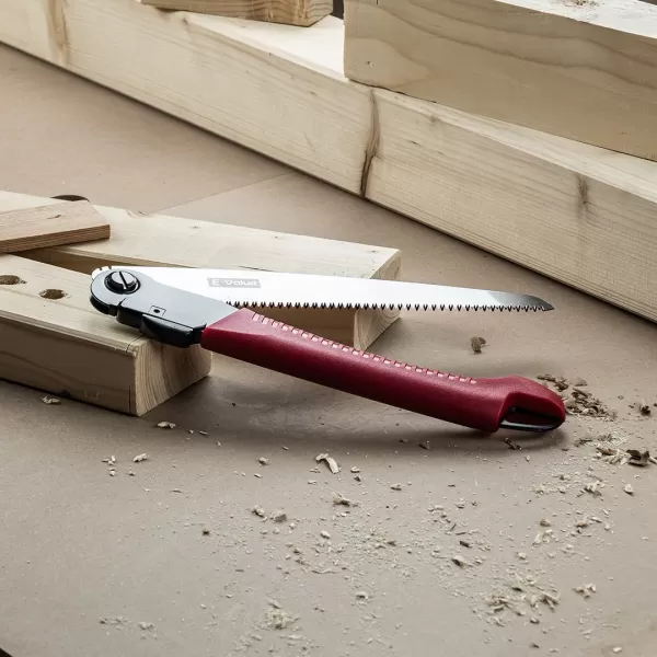 Skládací pilka E-VALUE s protiskluzovou rukojetí - 240 mm