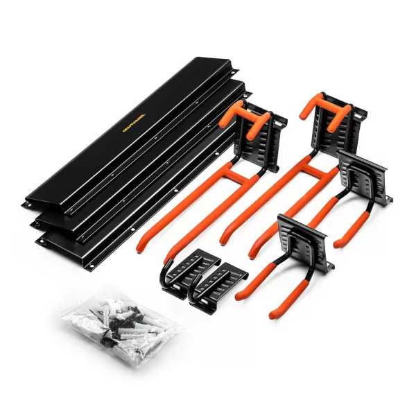 Ocelové háky na zeď CRAFTMAKER s pogumovaným povrchem - sada 6 ks