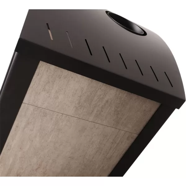 Krbová kamna AQUAFLAM VARIO ® BARMA 11/5kW dlažba Bělený Dub