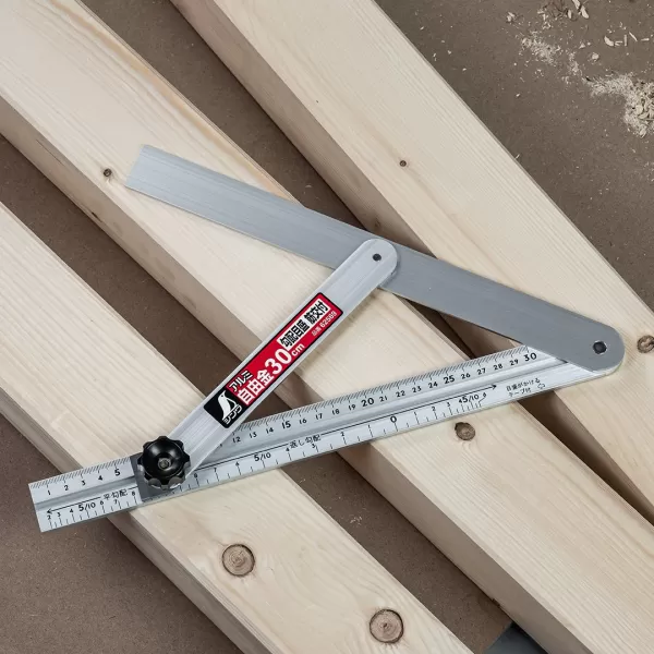 Japonský truhlářský pokosník SHINWA s metrickou stupnicí - 300 mm