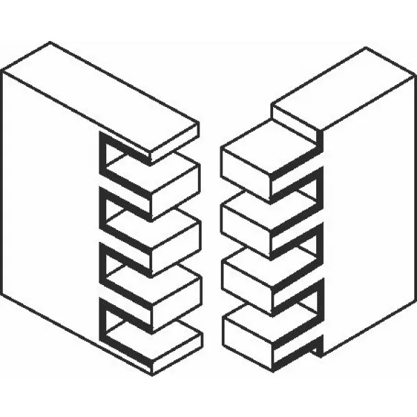 Drážkovací fréza, dvoubřitá, tvrdokovová, Bosch