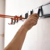 Ocelové háky na zeď CRAFTMAKER s pogumovaným povrchem - sada 6 ks