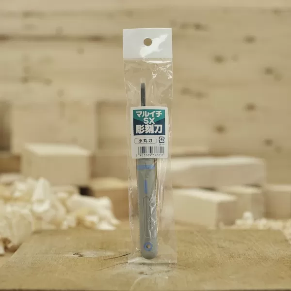 Japonské řezbářské mini-dláto MARUICHI s U čepelí - 4,5 mm