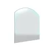 Sklo pod kamna - Oblouk 1000x1000 mm / R725 / 8 mm