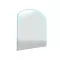 Sklo pod kamna - Oblouk 1000x1000 mm / R725 / 8 mm