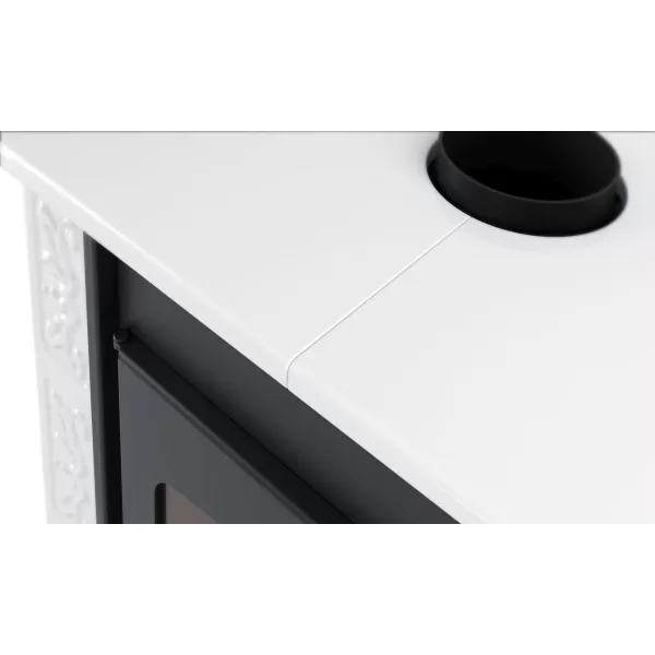 Kachlová kamna FLAMINGO ® BALI, kachle bílá