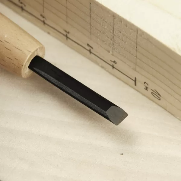 Japonské řezbářské dláto SEIGEN Yasuki s plochou čepelí - 6 mm