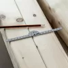 Japonský nerezový úhloměr SHINWA 180° s metrickou stupnicí - 200 mm