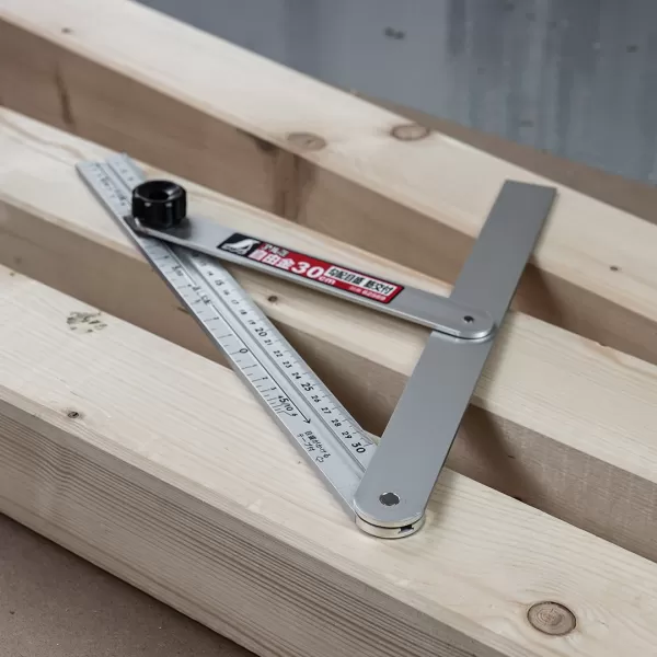Japonský truhlářský pokosník SHINWA s metrickou stupnicí - 300 mm