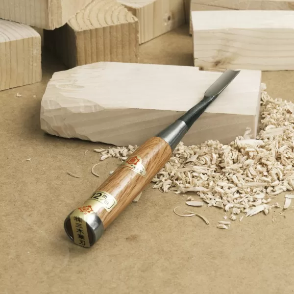 Japonské řezbářské dláto MIKISYO s U čepelí - 12 mm