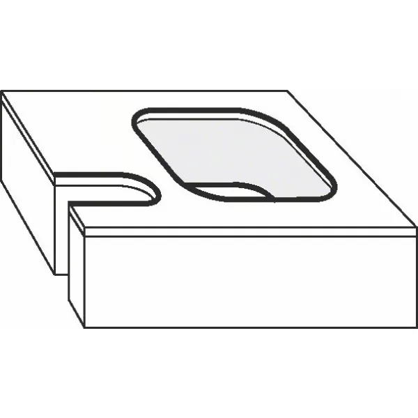 Kopírovací fréza, tvrdokovová, Bosch