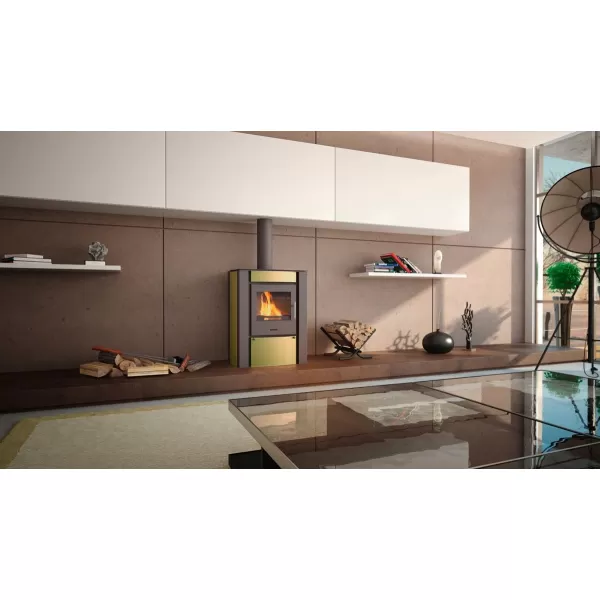 Krbová kamna FLAMINGO ® AMOS krémová