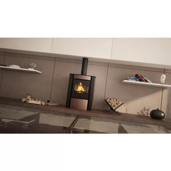 Krbová kamna FLAMINGO ® AMOS krémová