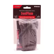 Těsnící šňůra na dvířka kulatá + lepidlo (12 mm) 2,5 m