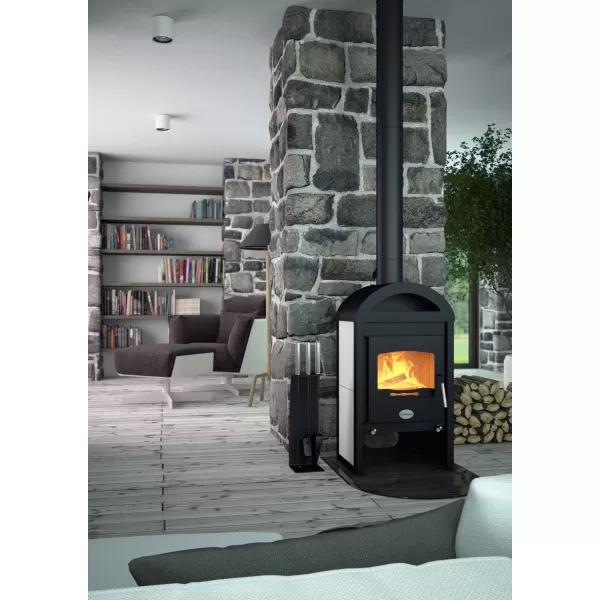 Krbová kamna FLAMINGO ® MELAND dlažba Bělený dub