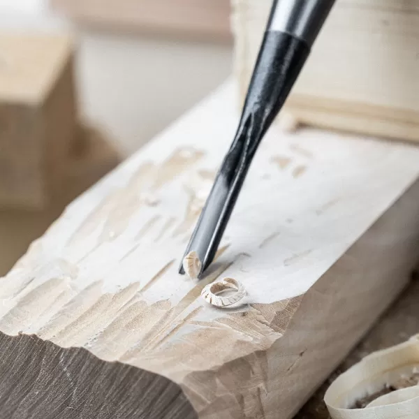 Japonské drážkovací řezbářské dláto YOSHIHIRO Sankaku - 6 mm