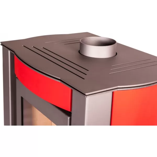 Krbová kamna FLAMINGO ® AMOS červená