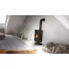 Krbová kamna MASTERFLAMME ® Piccolo II, hnědá - sametová