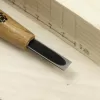 Japonské řezbářské mini-dláto MIKISYO Power Grip s plochou čepelí - 7,5 mm