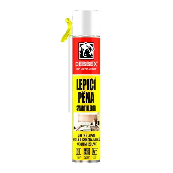 Lepicí pěna SMART KLEBER 750 ml trubičková dóza žlutá