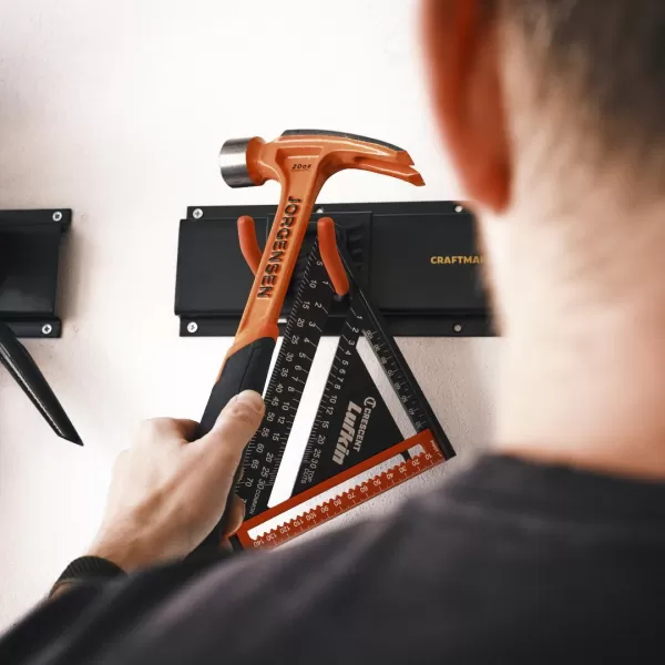 Ocelové háky na zeď CRAFTMAKER s pogumovaným povrchem - sada 6 ks