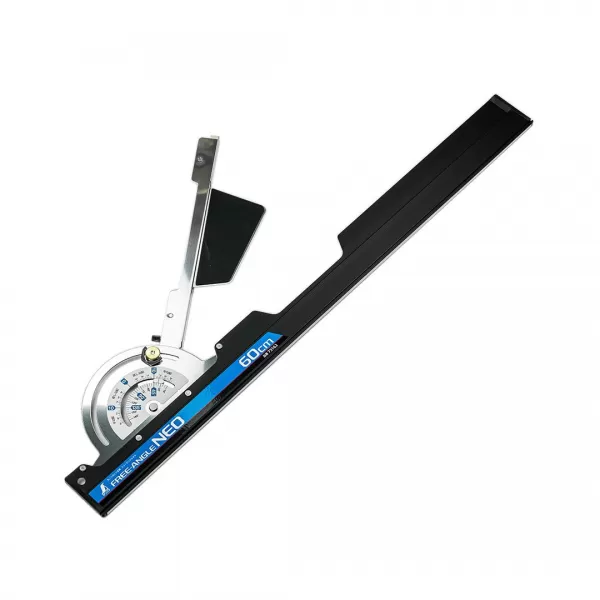 Japonská vodící lišta a úhloměr SHINWA Free-Angle NEO 600 mm pro kotoučové pily