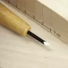 Japonské řezbářské mini-dláto MIKISYO Power Grip se šikmou čepelí - 3 mm