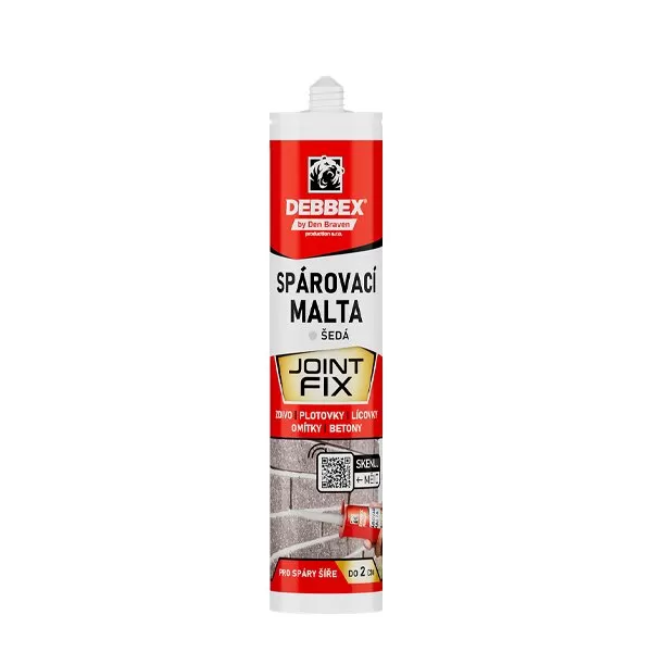 Spárovací malta JOINT FIX 280 ml kartuše šedá
