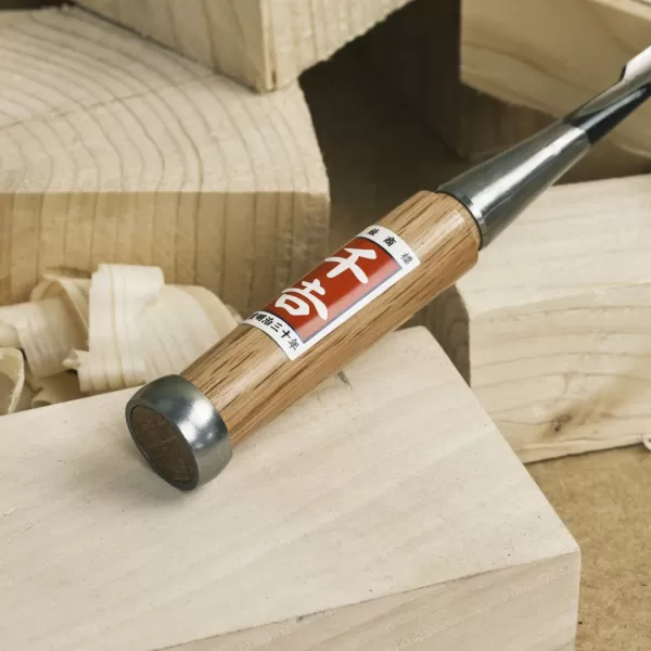 Japonské řezbářské dláto SENKICHI s U čepelí – 9 mm