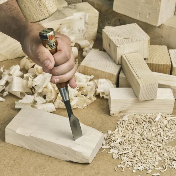 Japonské řezbářské dláto MIKISYO s U čepelí - 21 mm