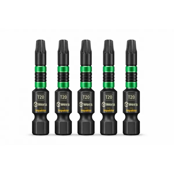 Bit šroubovací 1/4" DIN 3126 E6,3 T20x50mm Balení 5 ks Wera 5157664001
