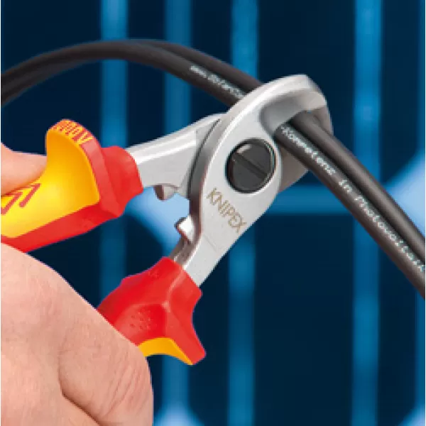 Nůžky na kabely izolované 1000V VDE, Knipex