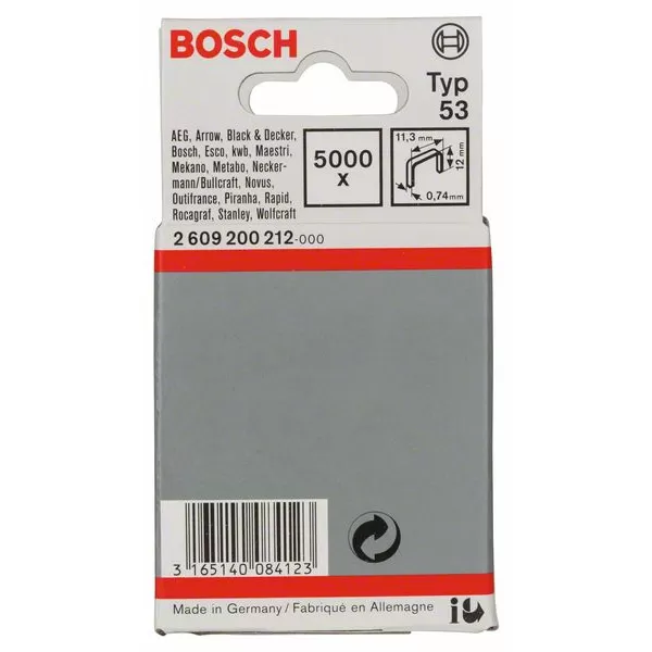 Sponky do sponkovačky typ 53, Bosch
