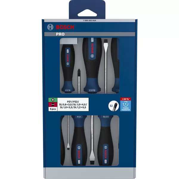 Sada šroubováků PZ/SL, 6 ks Bosch PRO