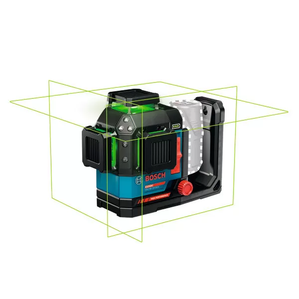 Křížový laser Bosch EXLL18V-120-33CG EXPERT, 1 x aku 4,0Ah, L-Boxx