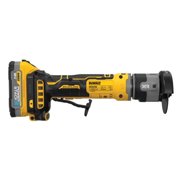 Aku přímá řezačka Dewalt DCG430E2T, 2x1,7Ah