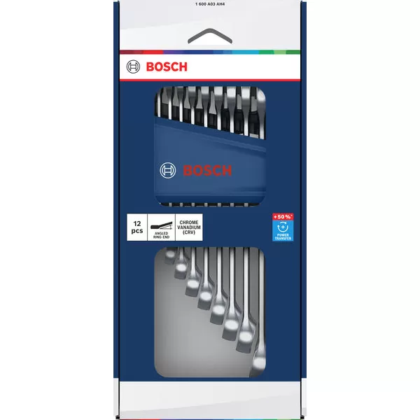 Sada očkoplochých klíčů 6–19 mm, 12 ks Bosch Line