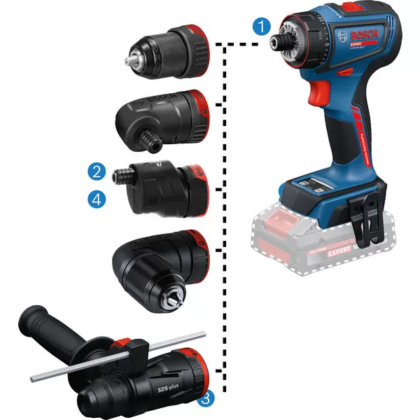 Aku vrtačka, utahovák Bosch EXSR18V-90FC EXPERT, L-Boxx