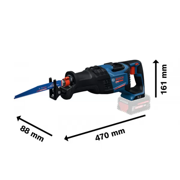 Aku pila ocaska Bosch EXSA18V-32 EXPERT + L-Boxx