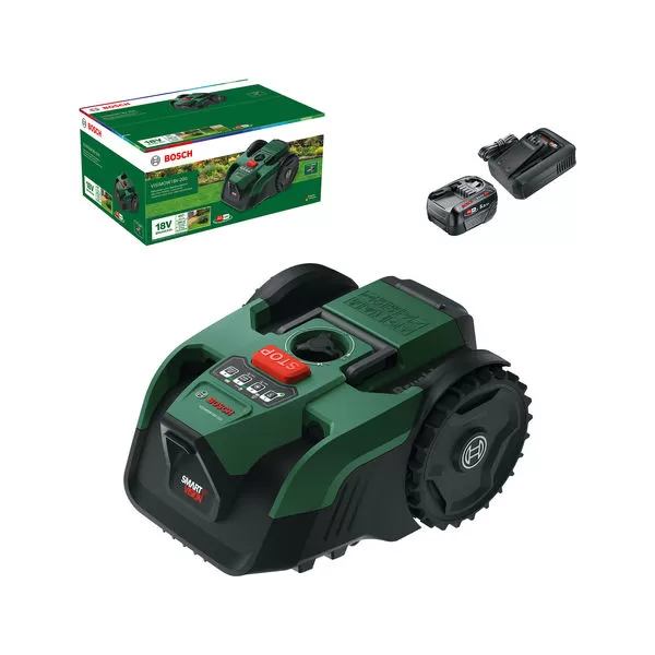 Robotická sekačka na trávu Bosch VISIMOW 18V-200, 06018E1100, 1x5,0Ah