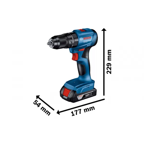 Sada aku nářadí Bosch GDX 18V-285 + GSB 185-LI Professional