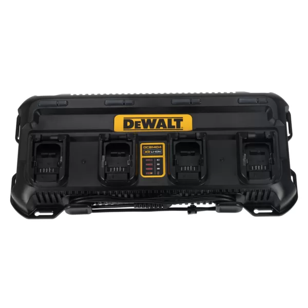 Nabíječka DeWalt DCB1404 se 4 porty, nabíjecí proud 4 Ah