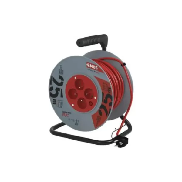 Prodlužovák bubnový 25m 230V, 1,5mm PVC EMOS P19425