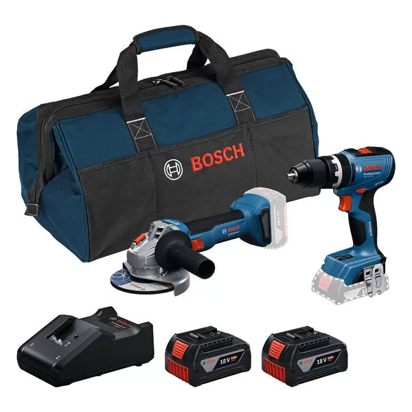 Sada aku nářadí Bosch GSB 18V-65 + GWS 18V-8 Professional