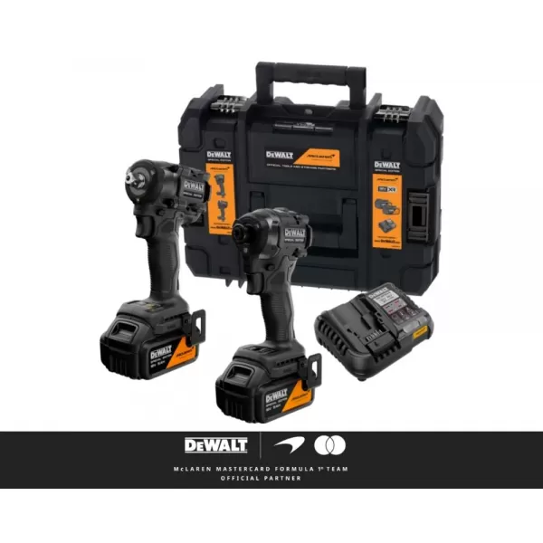 Kombo sada DeWALT DCK2224MP2T McLaren DCF86M + DCF99M 2 x 5 ah