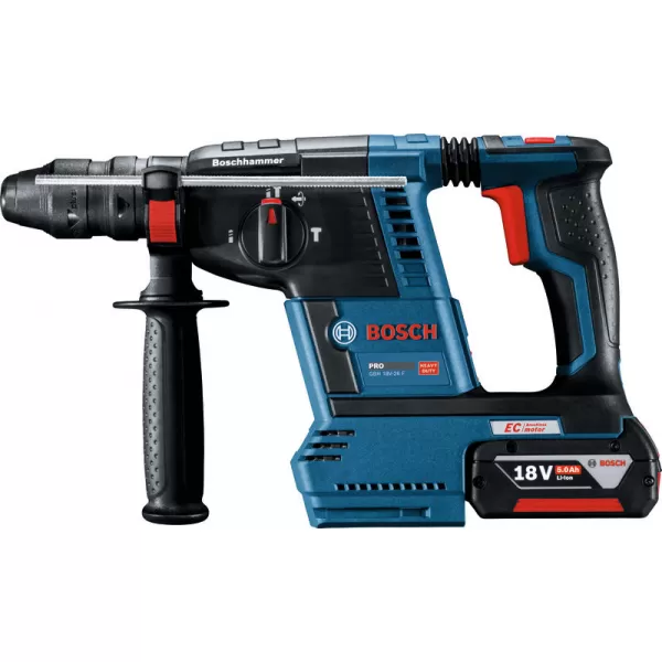 Sada aku nářadí Bosch GBH 18V-26 F + GDE 18V-16, 2 x ProCORE18V 5.5Ah, GAL 1880, L-BOXX)