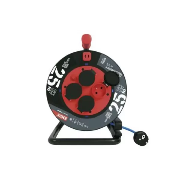 Prodlužovák bubnový 25m 230V nemrznoucí, 1,5mm PVC EMOS P08525W